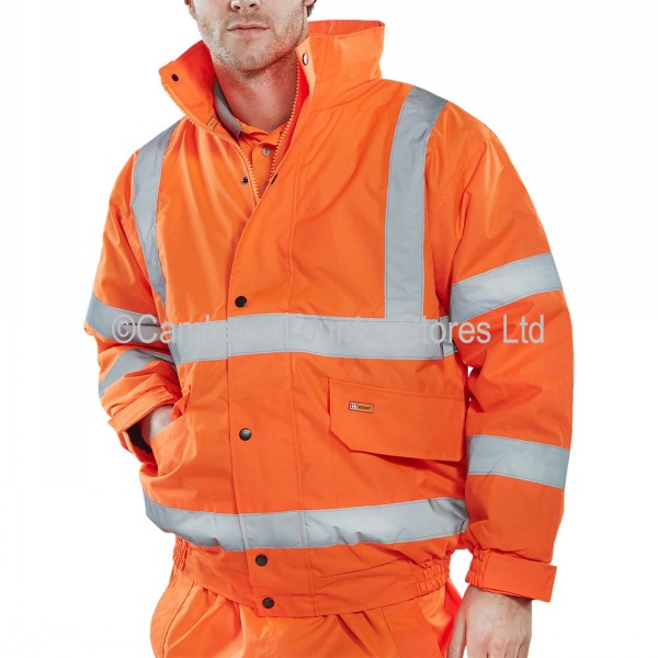 B Seen Hi-Vis Constructor Bomber Jacket | Cambers Country Store